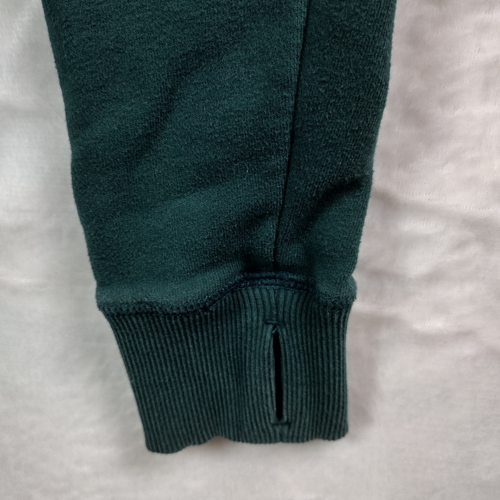 SOLD Roots Canada Full Zip Hooded Jacket Green Fleece Lined Size M - Picture 5 of 9